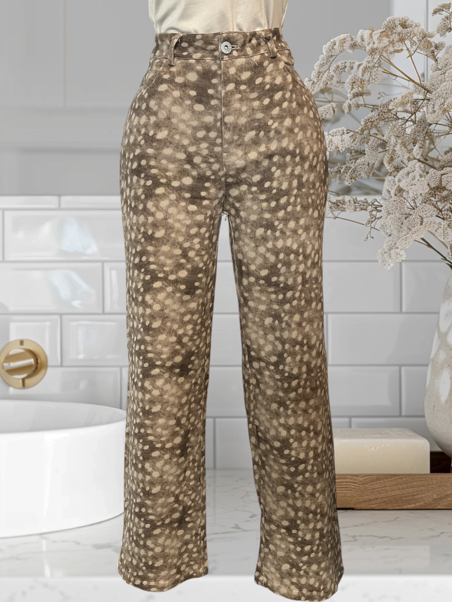 Bambie Print Pants