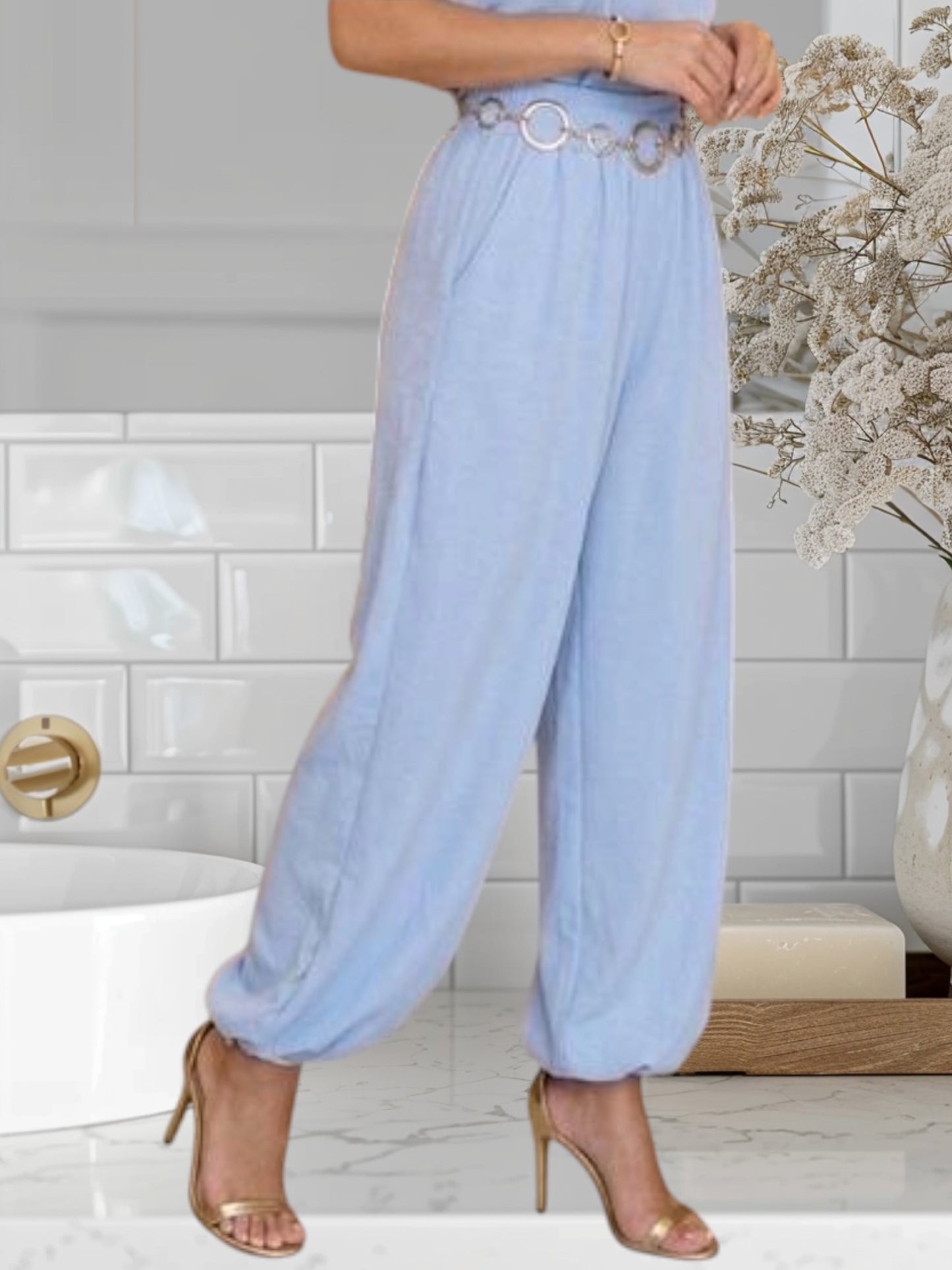 Balloon Pants W/Belt