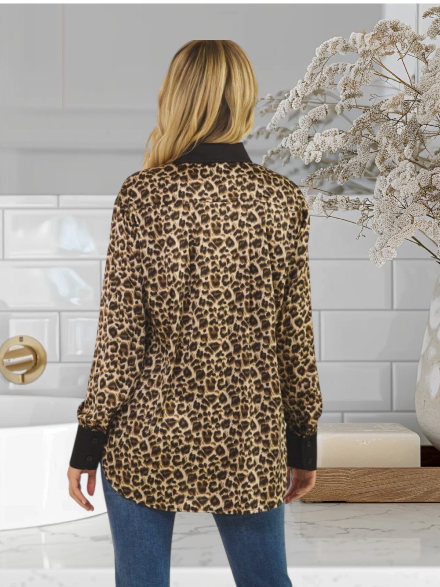 Animal Print Blouse