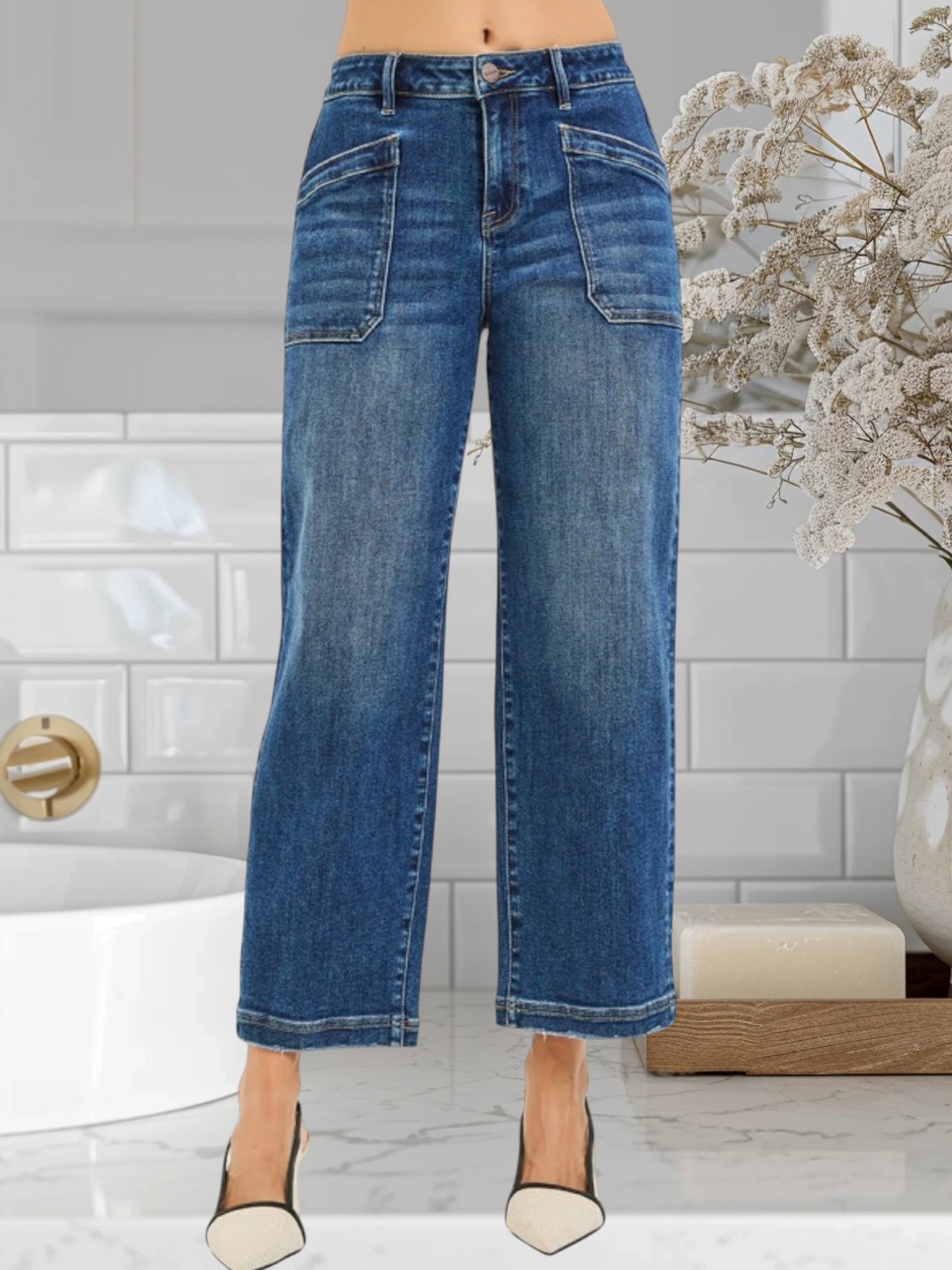 Cropped Baggy Jean 1491