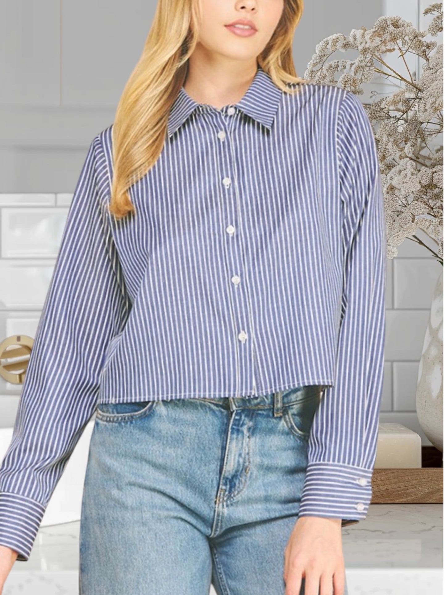 Stripe Crop Top