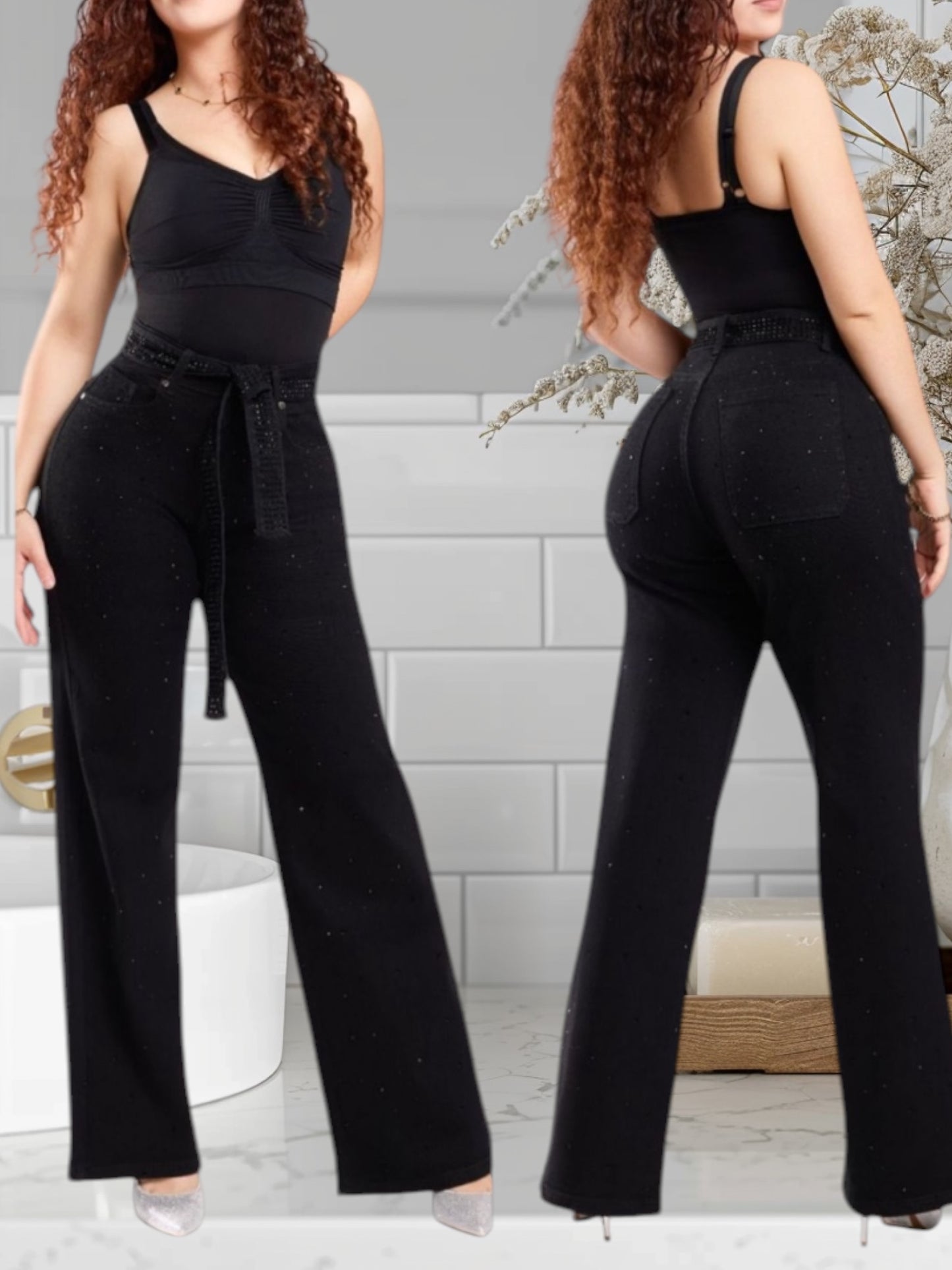Black Jean Wide Leg 08