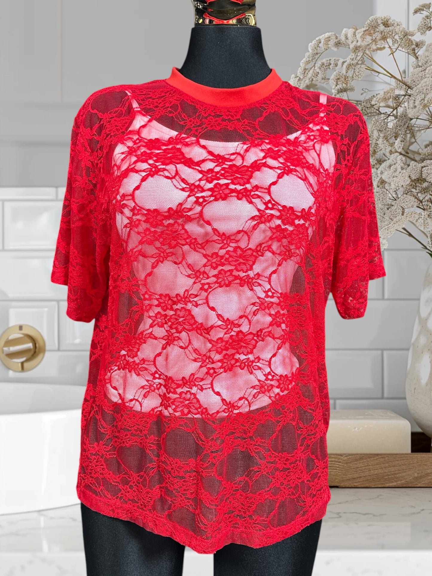 Lace Mesh Top