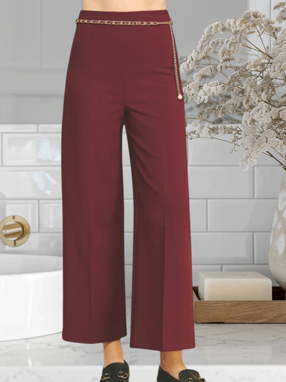 Stretchy Pants W/Belt