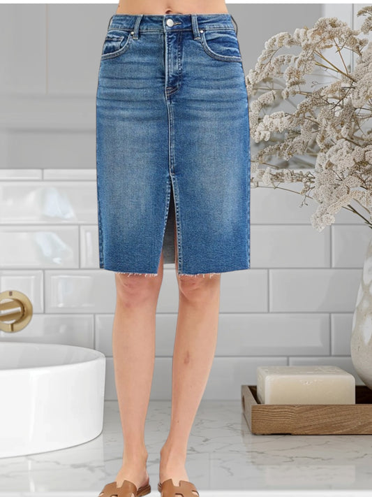 High Rise Pencil Skirt