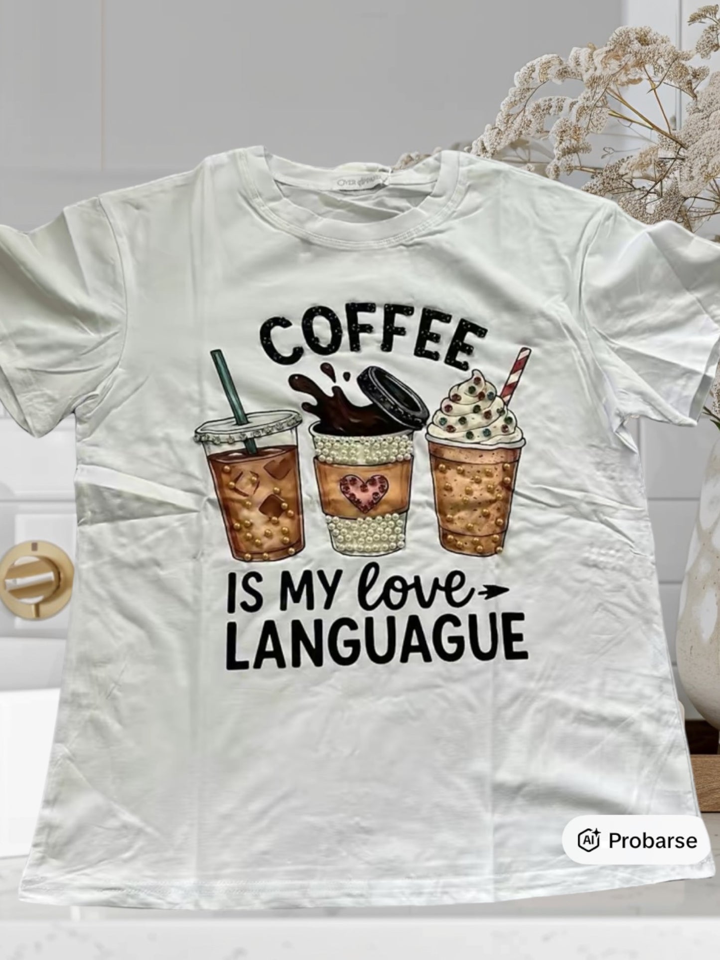 Coffe Graphic Design T-Shirt