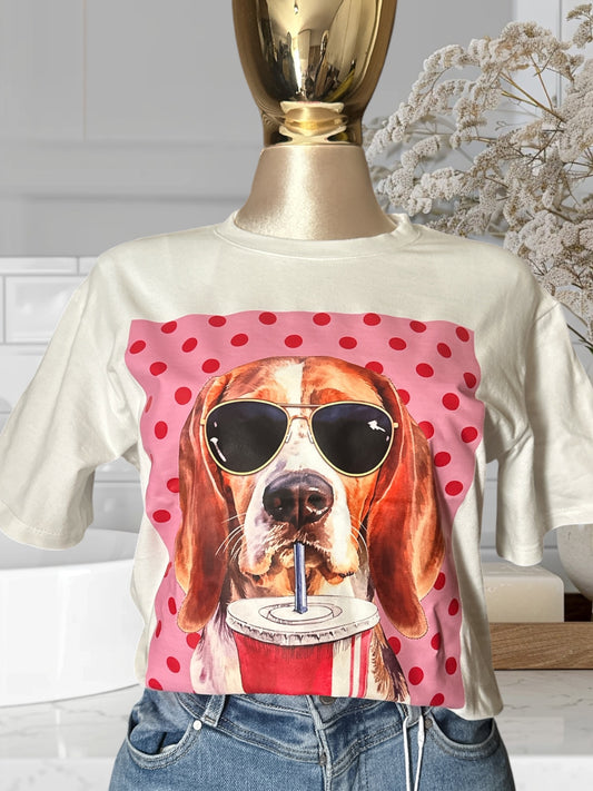 Polka Dog T/Shirt