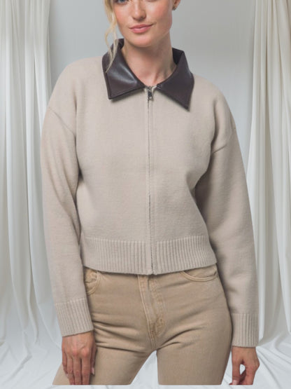 Zip Up Cardigan