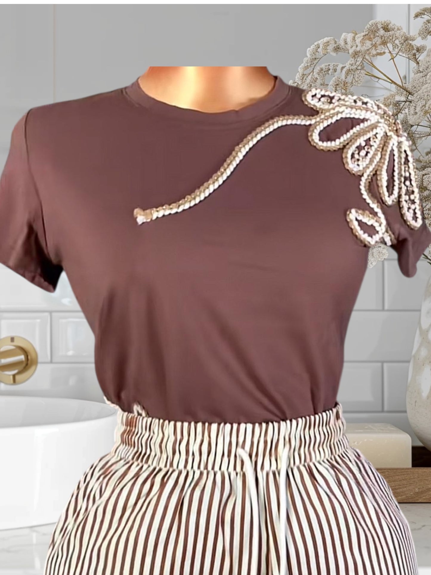 Flower Design Shirt