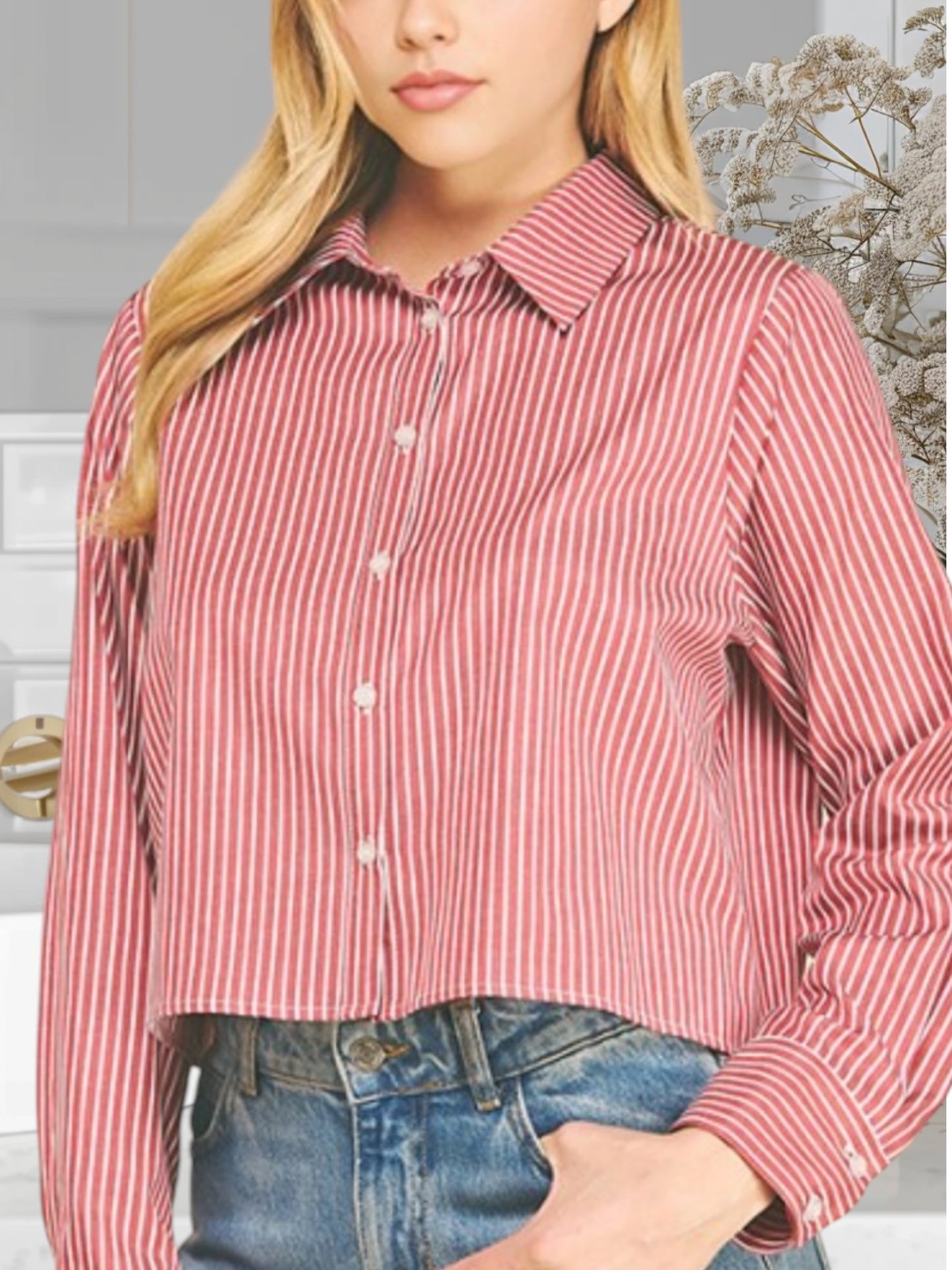Stripe Crop Top