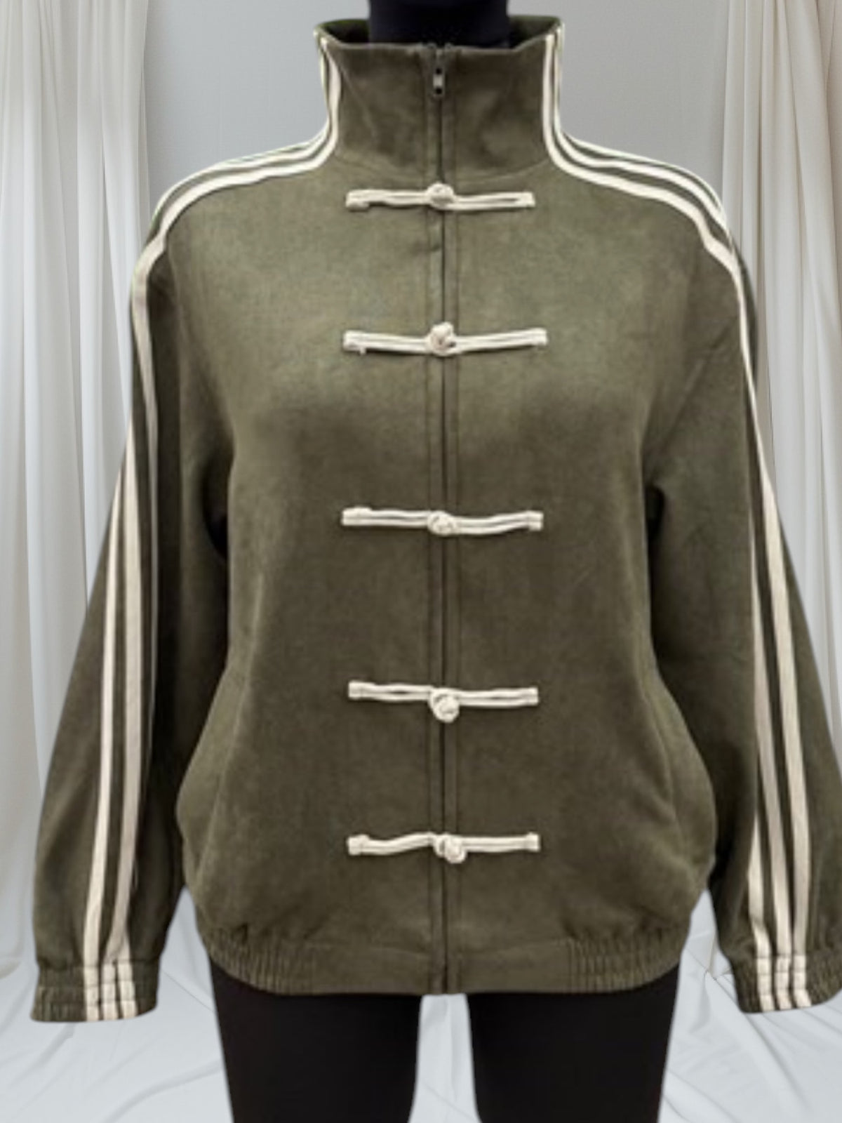 Suede Military Jacket