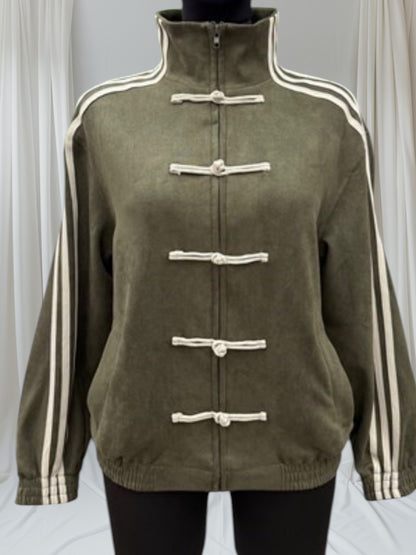 Suede Military Jacket