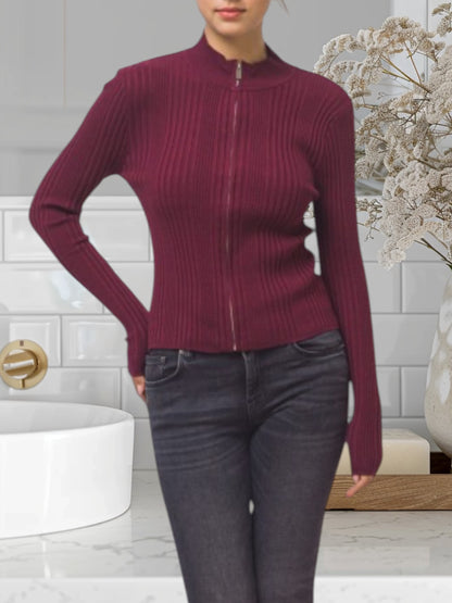 Zip-Up Sweater
