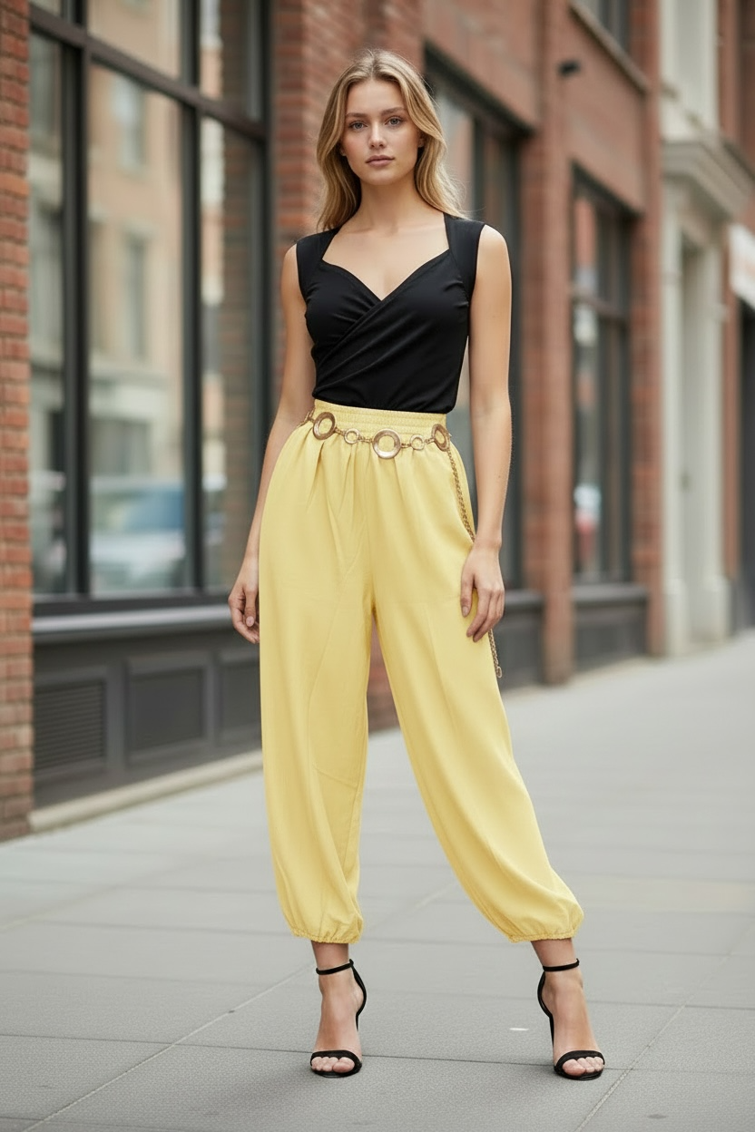 Balloon Pants W/Belt