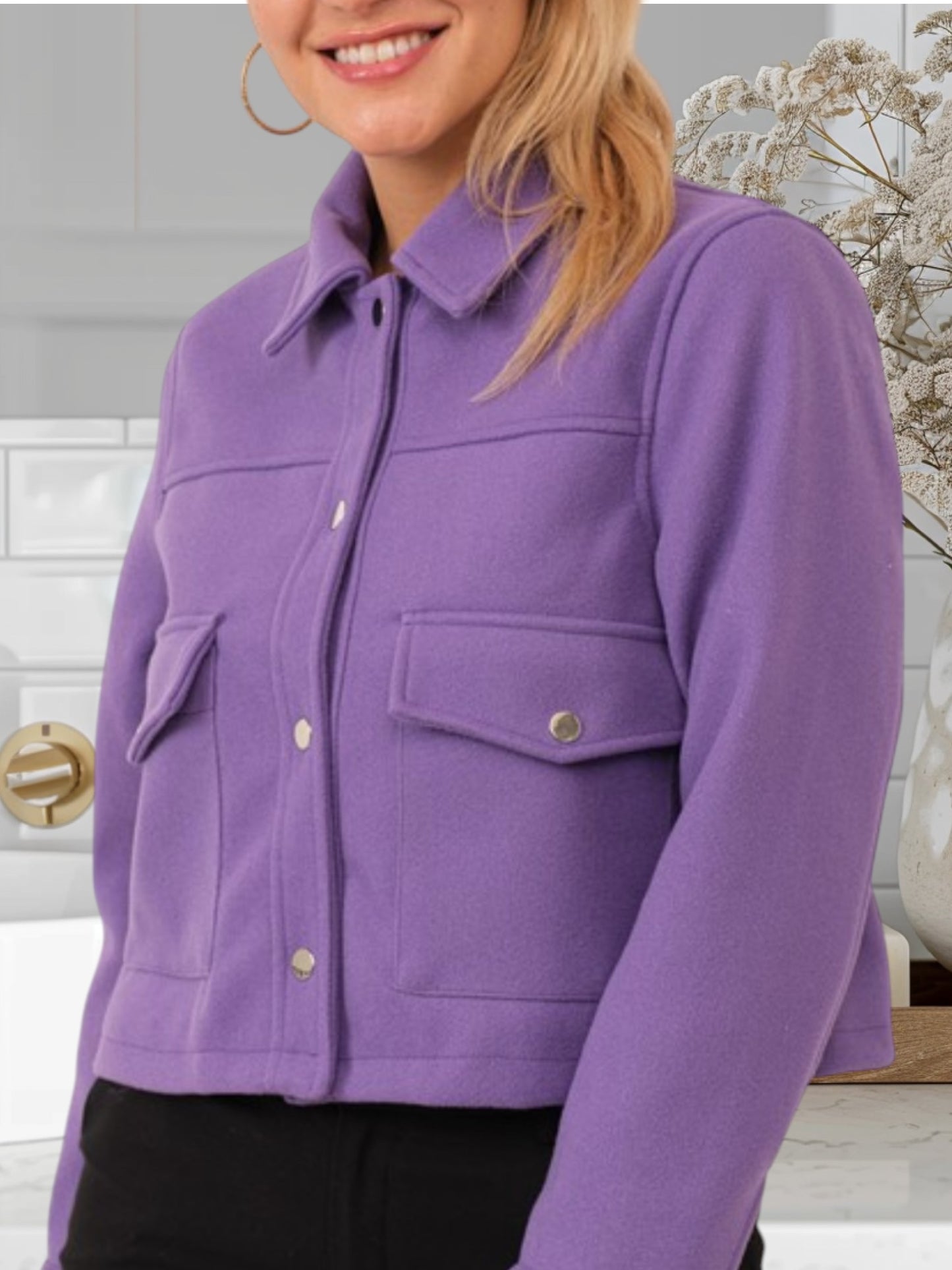 Cozy Cropped Jacket