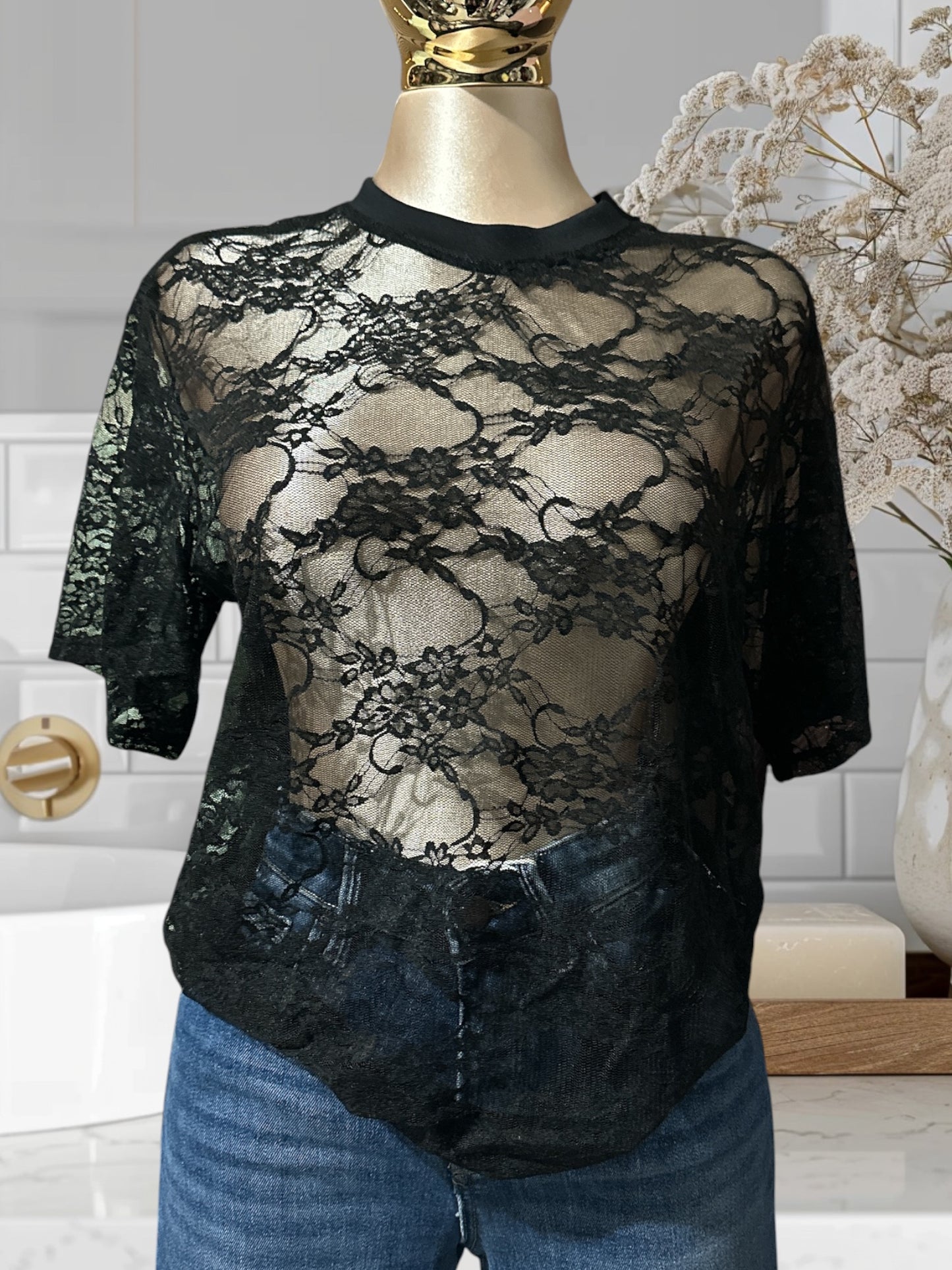 Lace Mesh Top