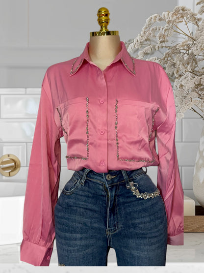 Blouses with Rhinestones