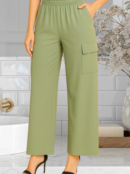 Cargo Pants Elastic Waist