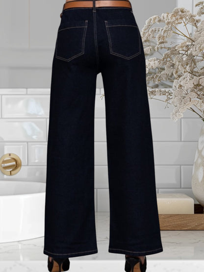 Denim Jean With Belt