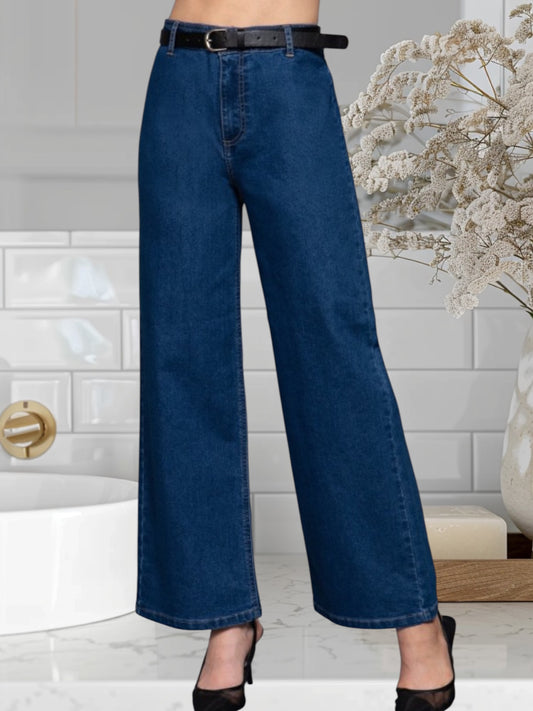 Denim Jean With Belt
