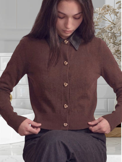 Cardigan W/Vinipiel