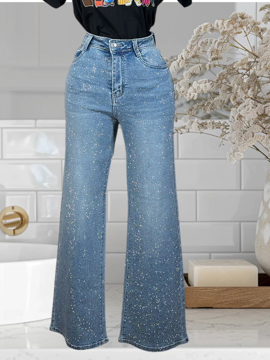 Rhinestones Bootcut Jean