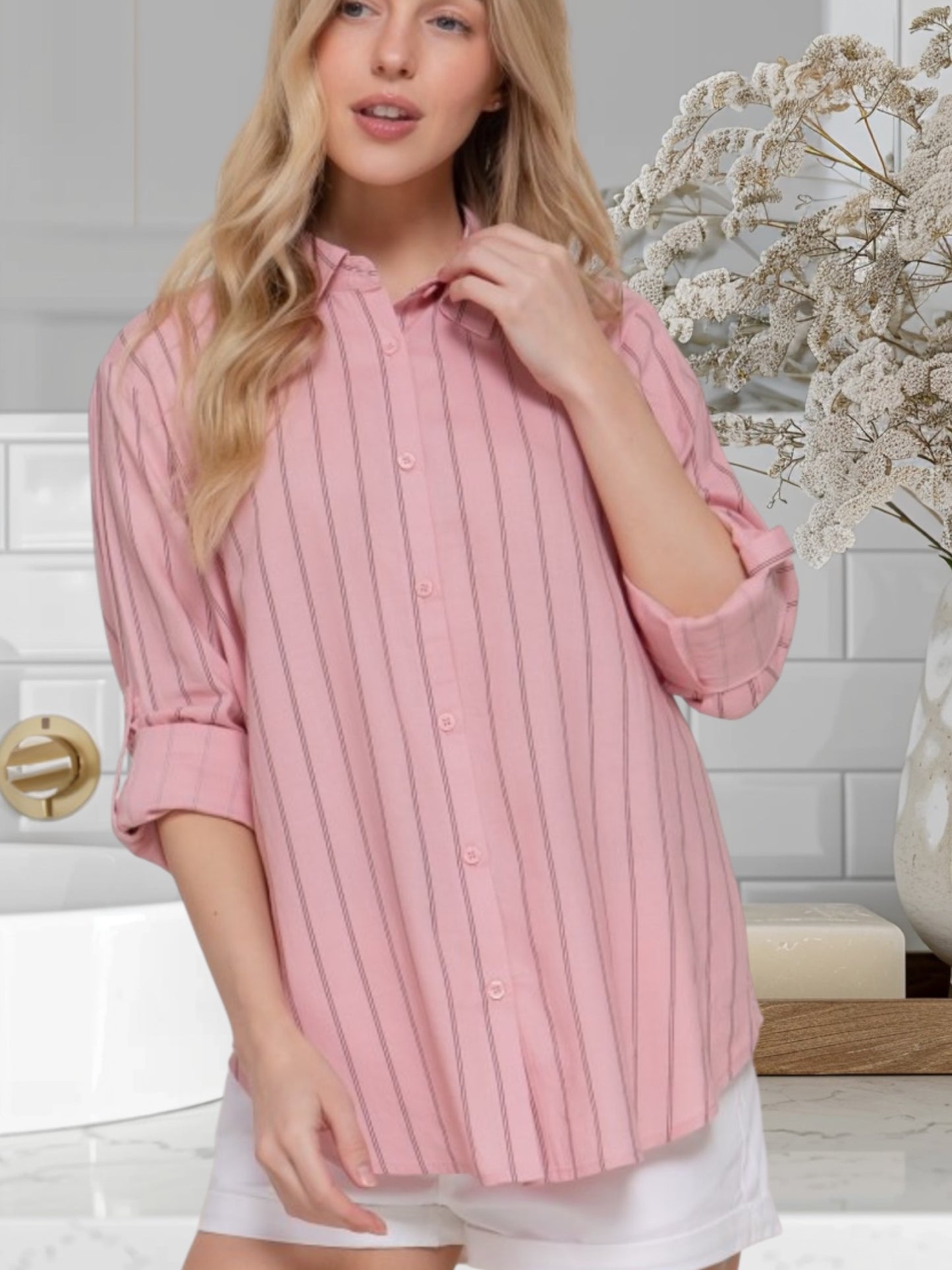 Oversized Stipre Shirt