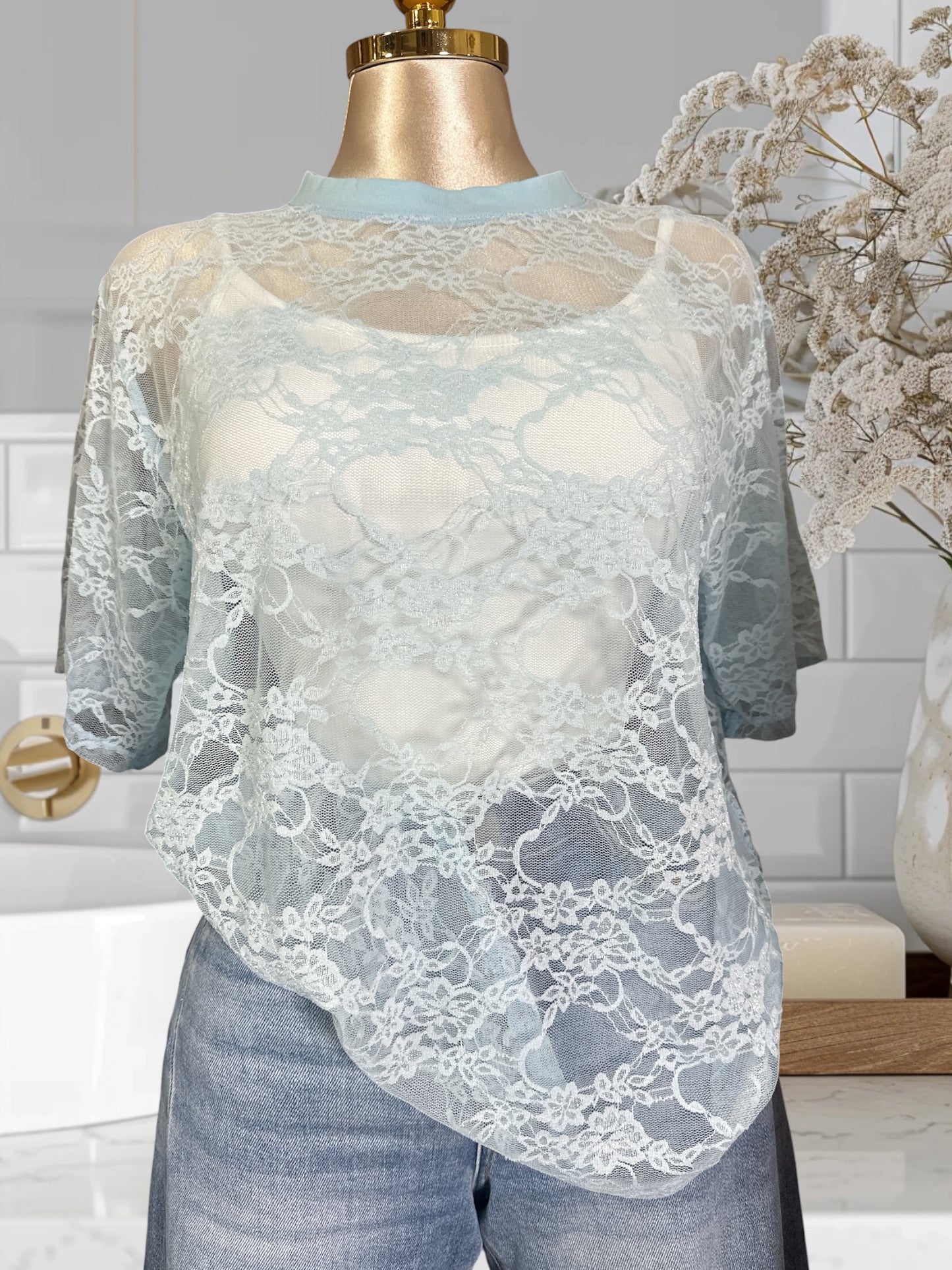 Lace Mesh Top