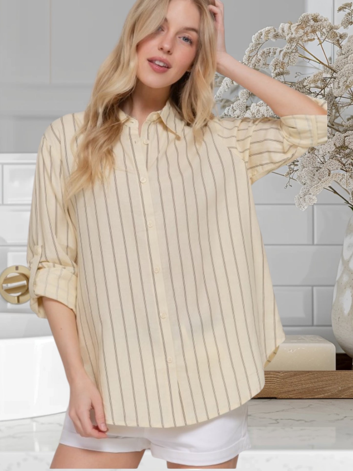 Oversized Stipre Shirt