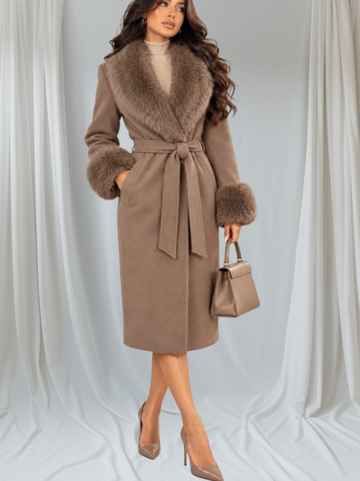 Faux Fur Coat