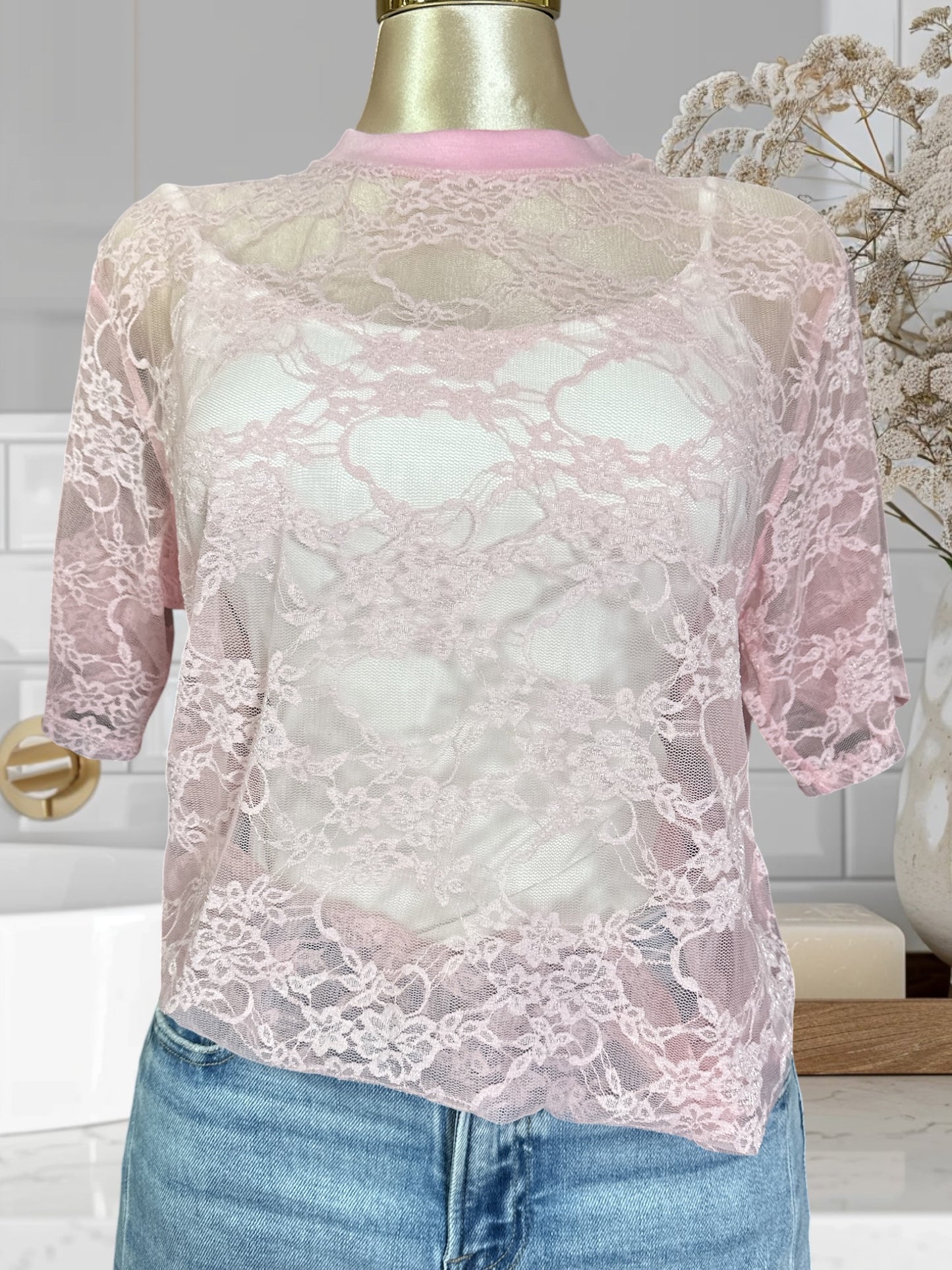 Lace Mesh Top