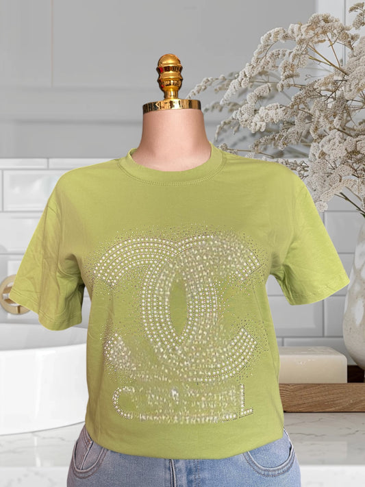 C-C T-Shirt Lime Green