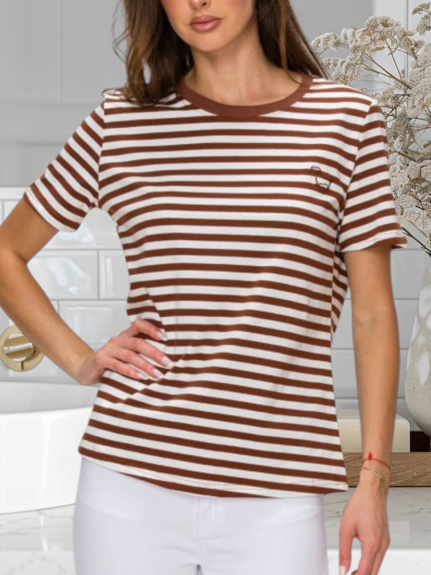 Stripe Basic Tops
