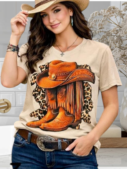 Vaquera T-Shirt with Rhinestones