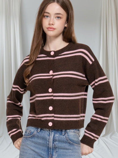 Striped Cardigan