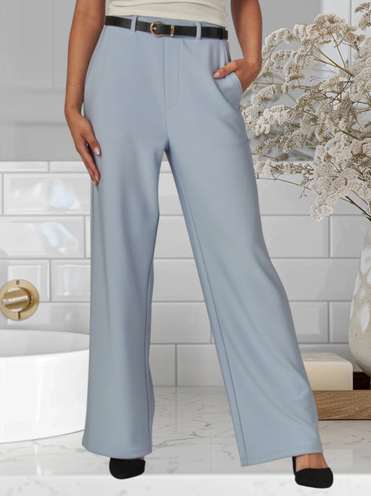 High Rise Wide Leg With Belt