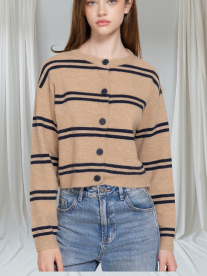 Striped Cardigan