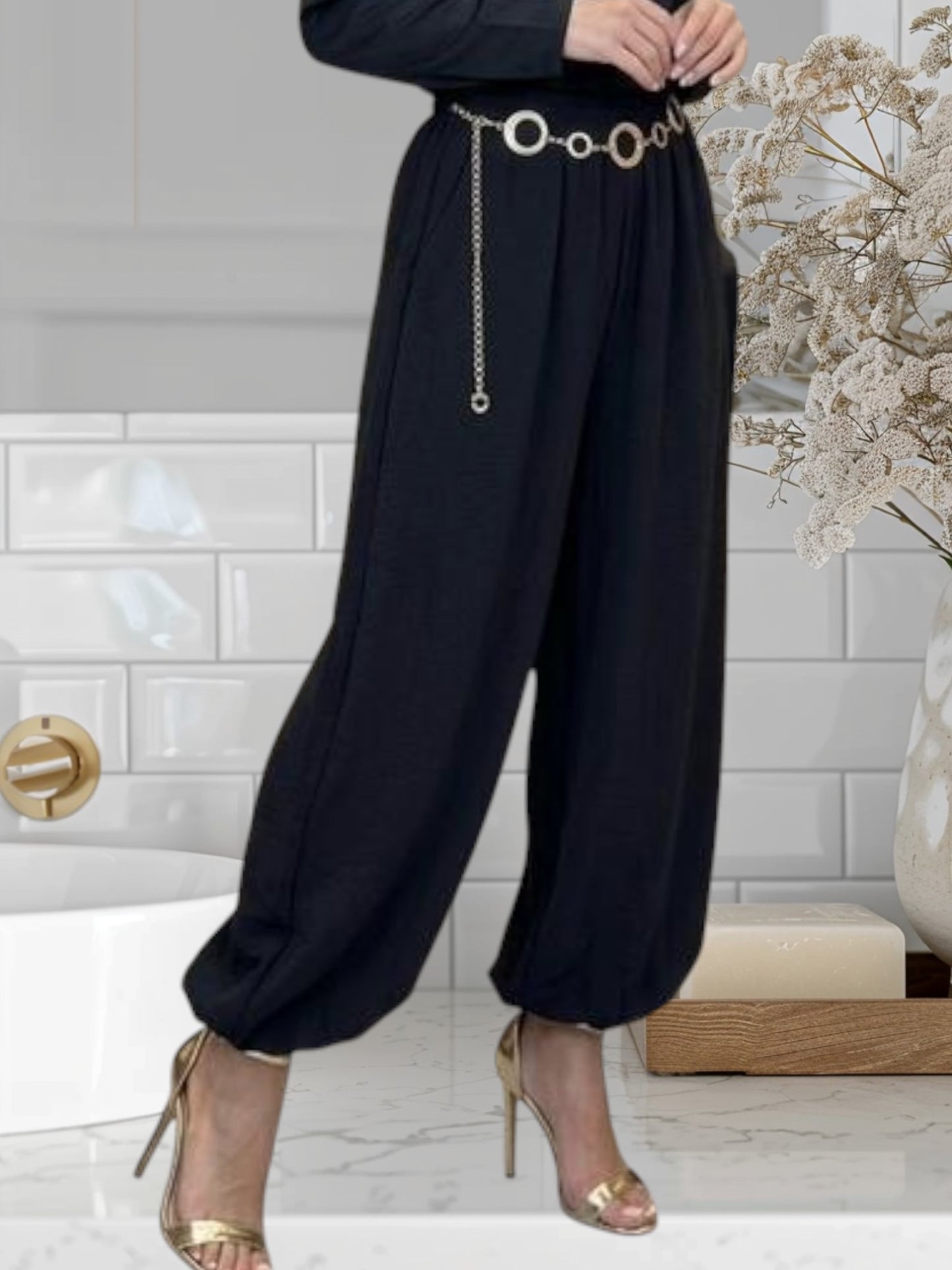 Balloon Pants W/Belt