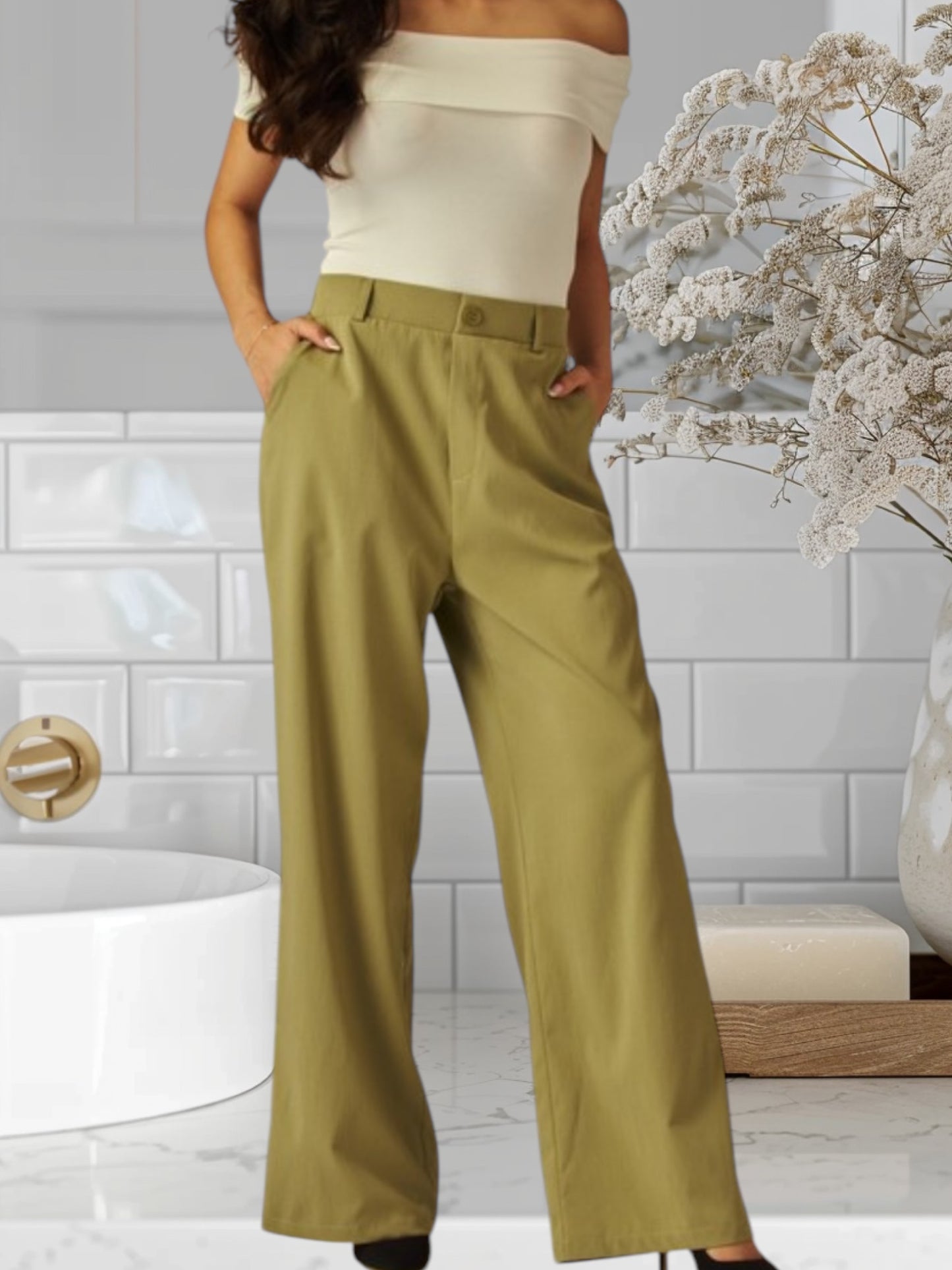 Pantalones rectos