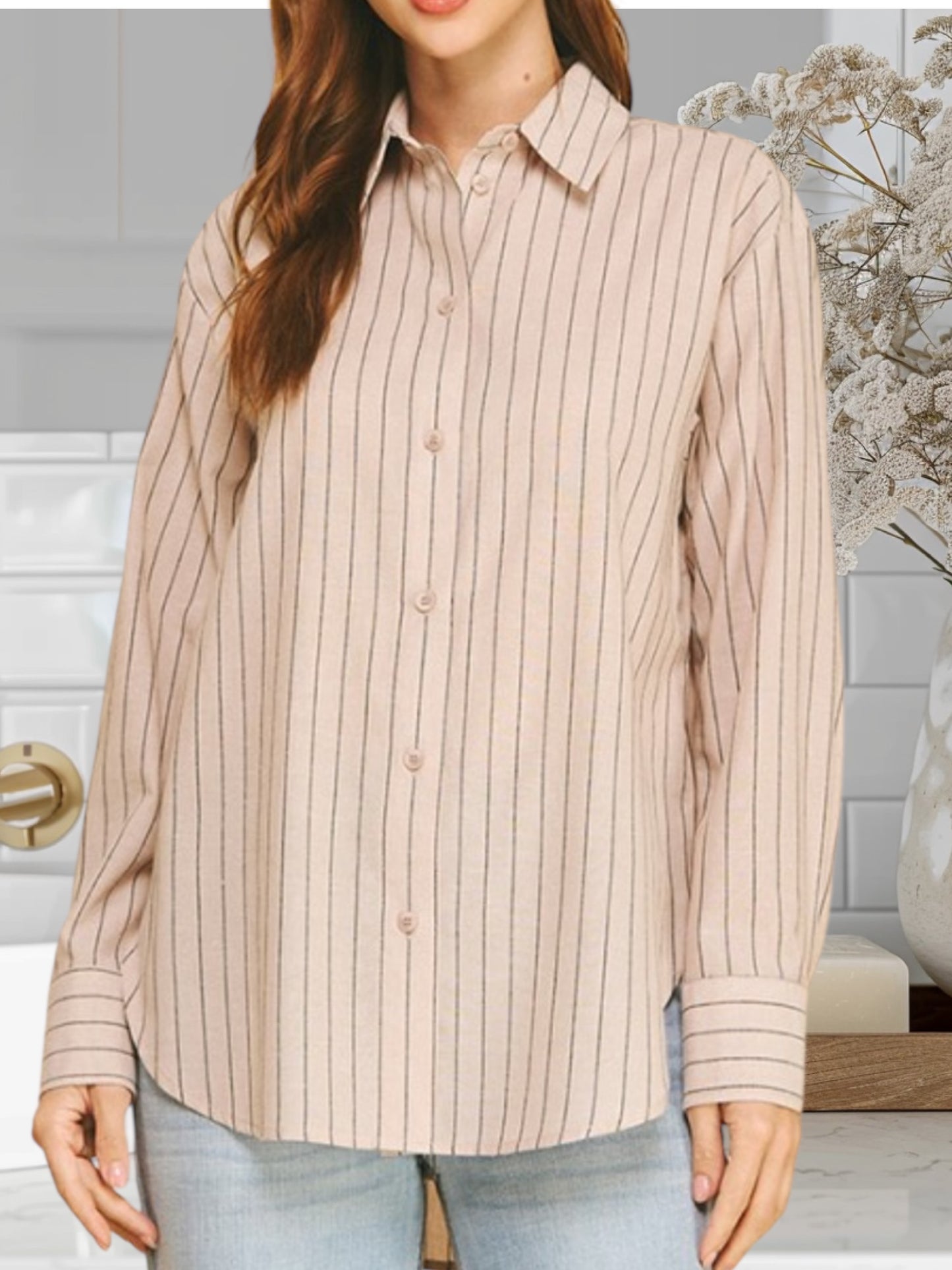 Striped Oversized Shirt
