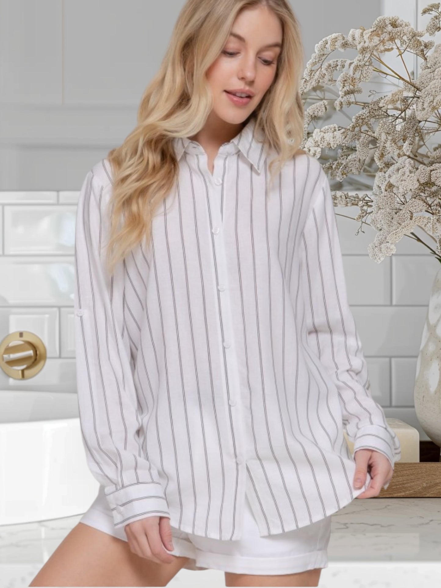 Oversized Stipre Shirt