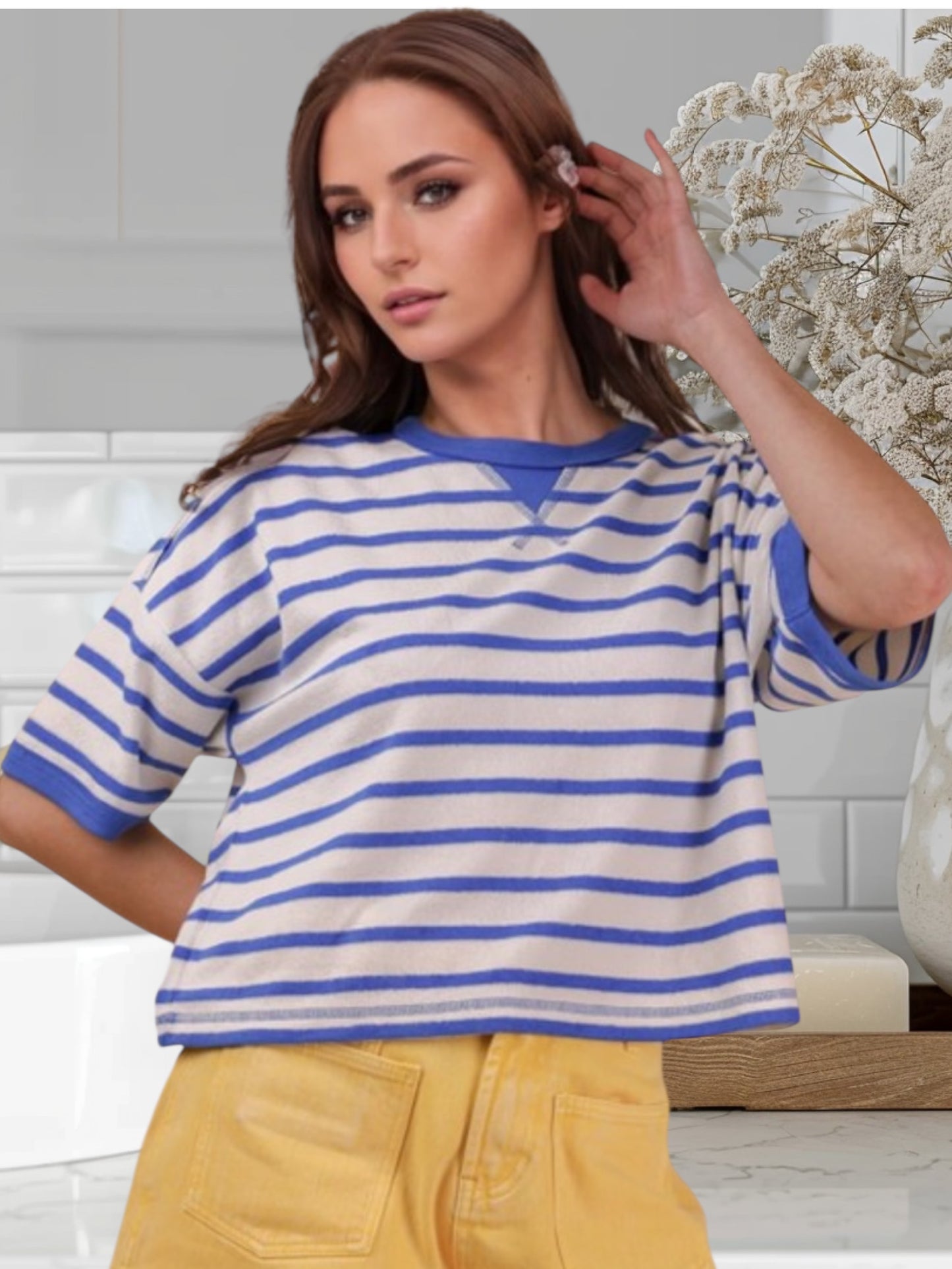 Stripe Casual Top