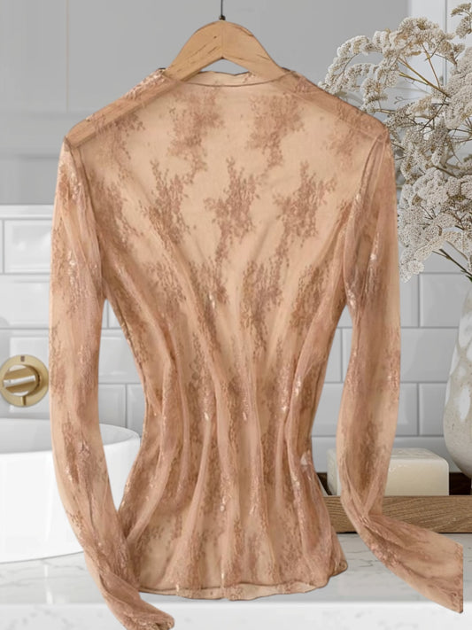 Lace Mesh Tops