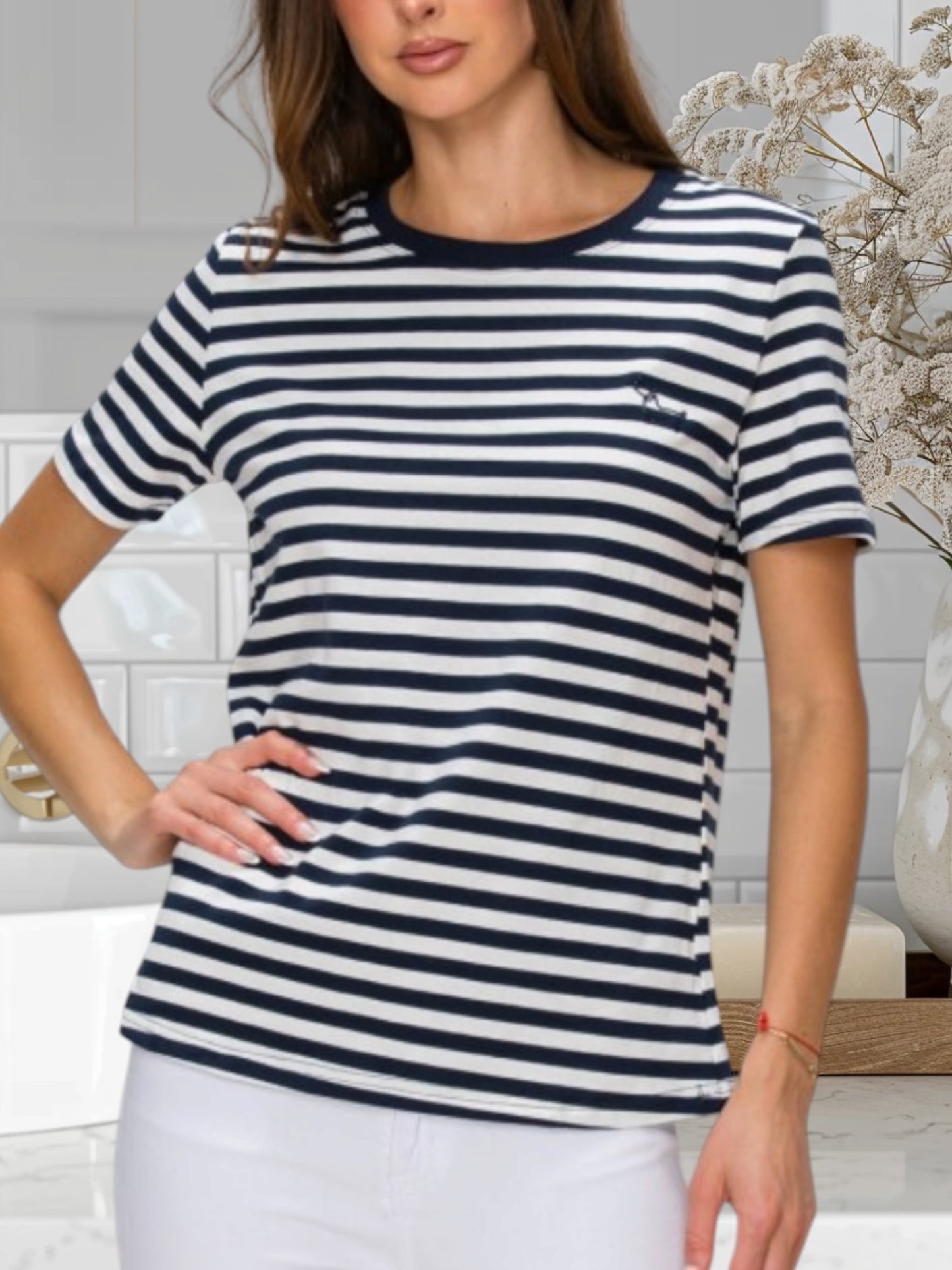 Stripe Basic Tops