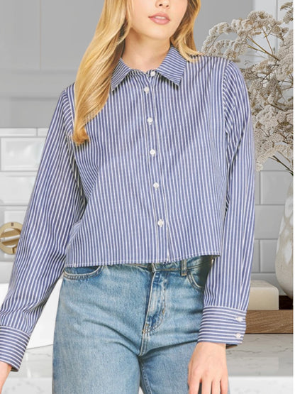 Stripe Crop Top