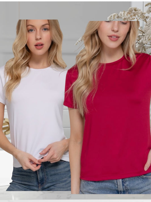 Plus Size Basic Tops