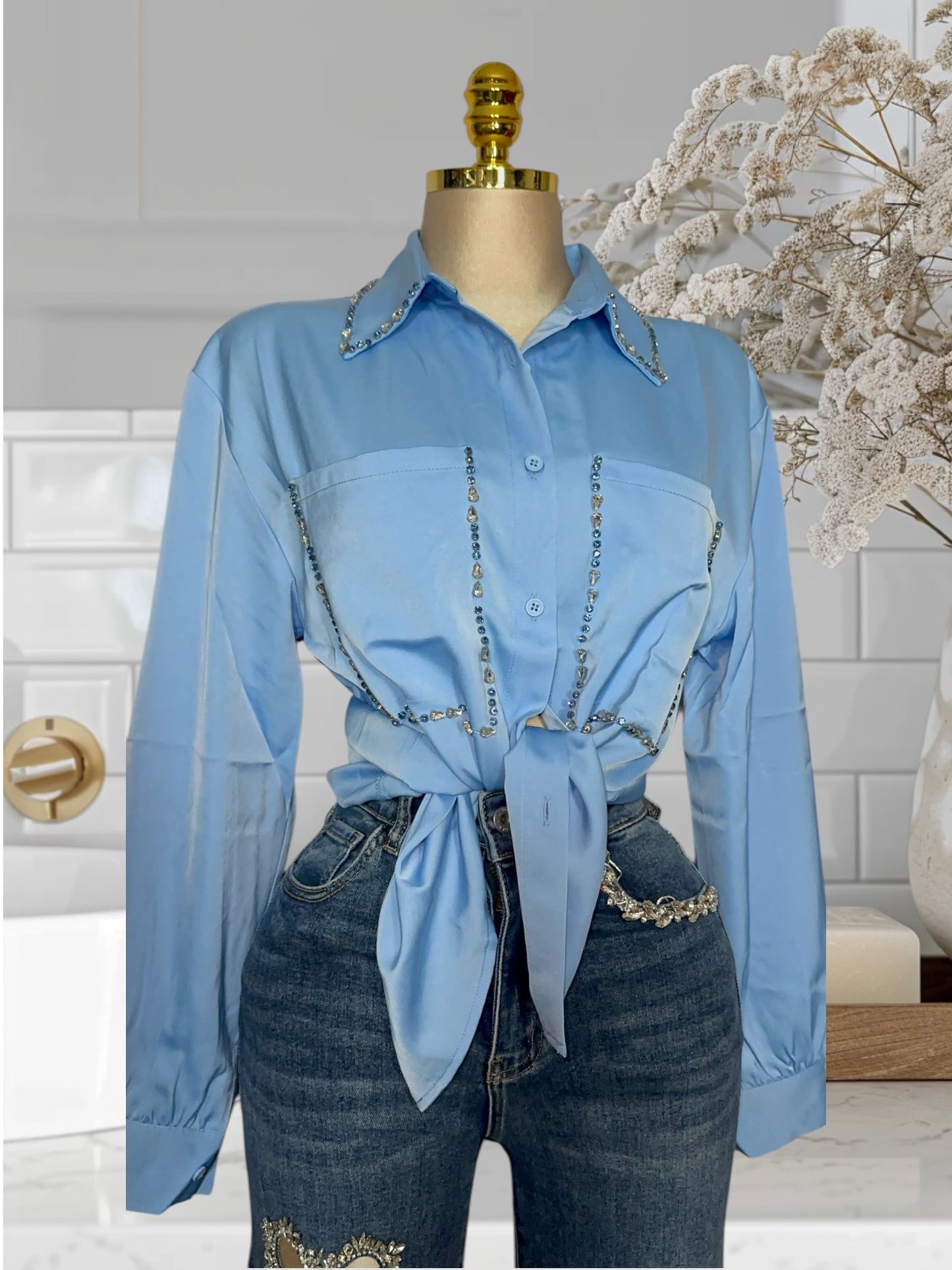 Blouses with Rhinestones