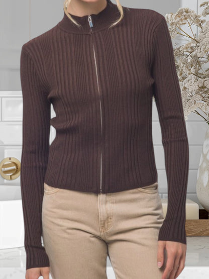 Zip-Up Sweater
