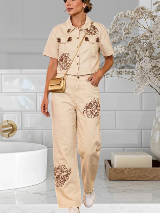 2 Pcs Floral set