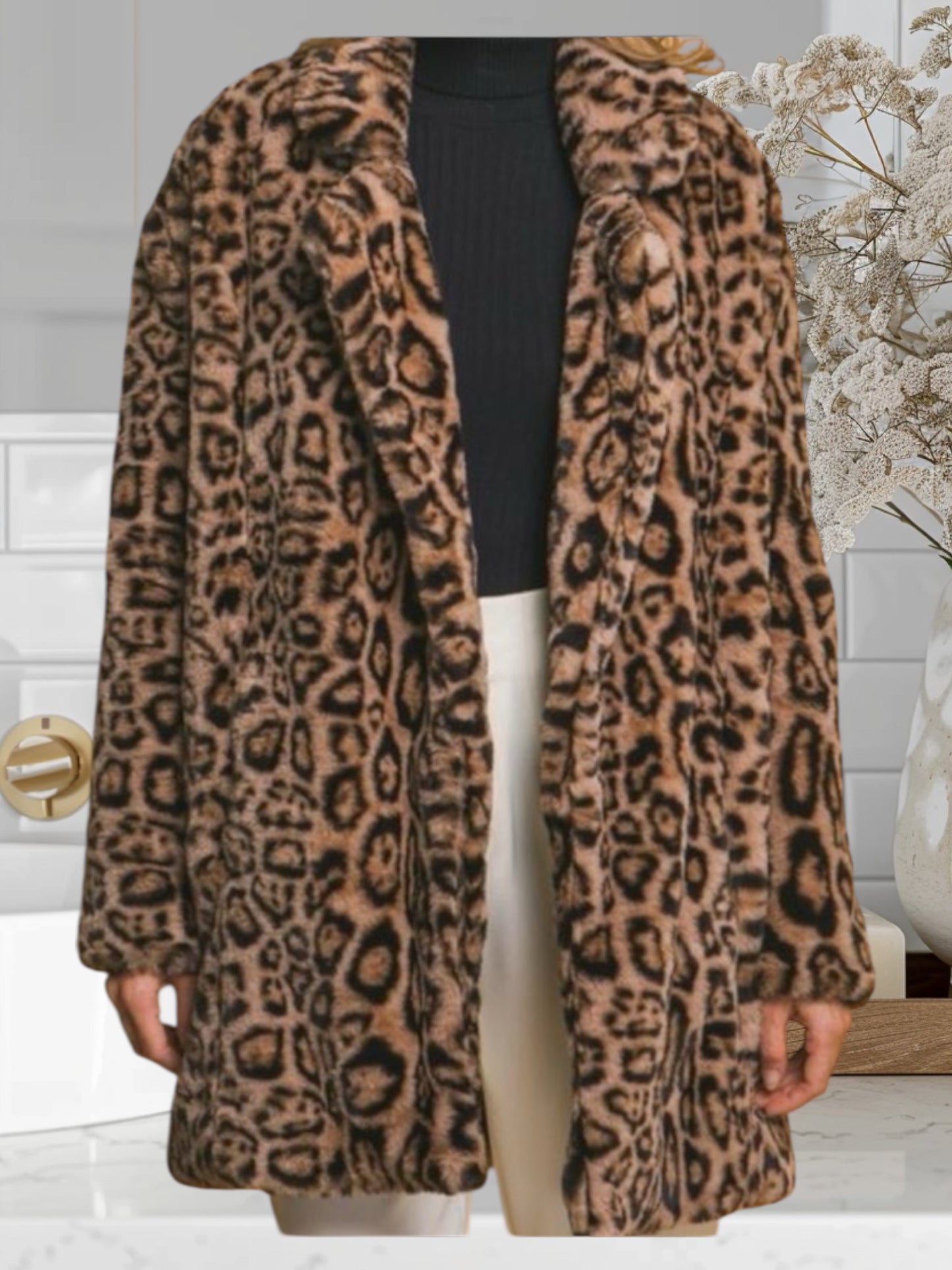 Animal Print Coat